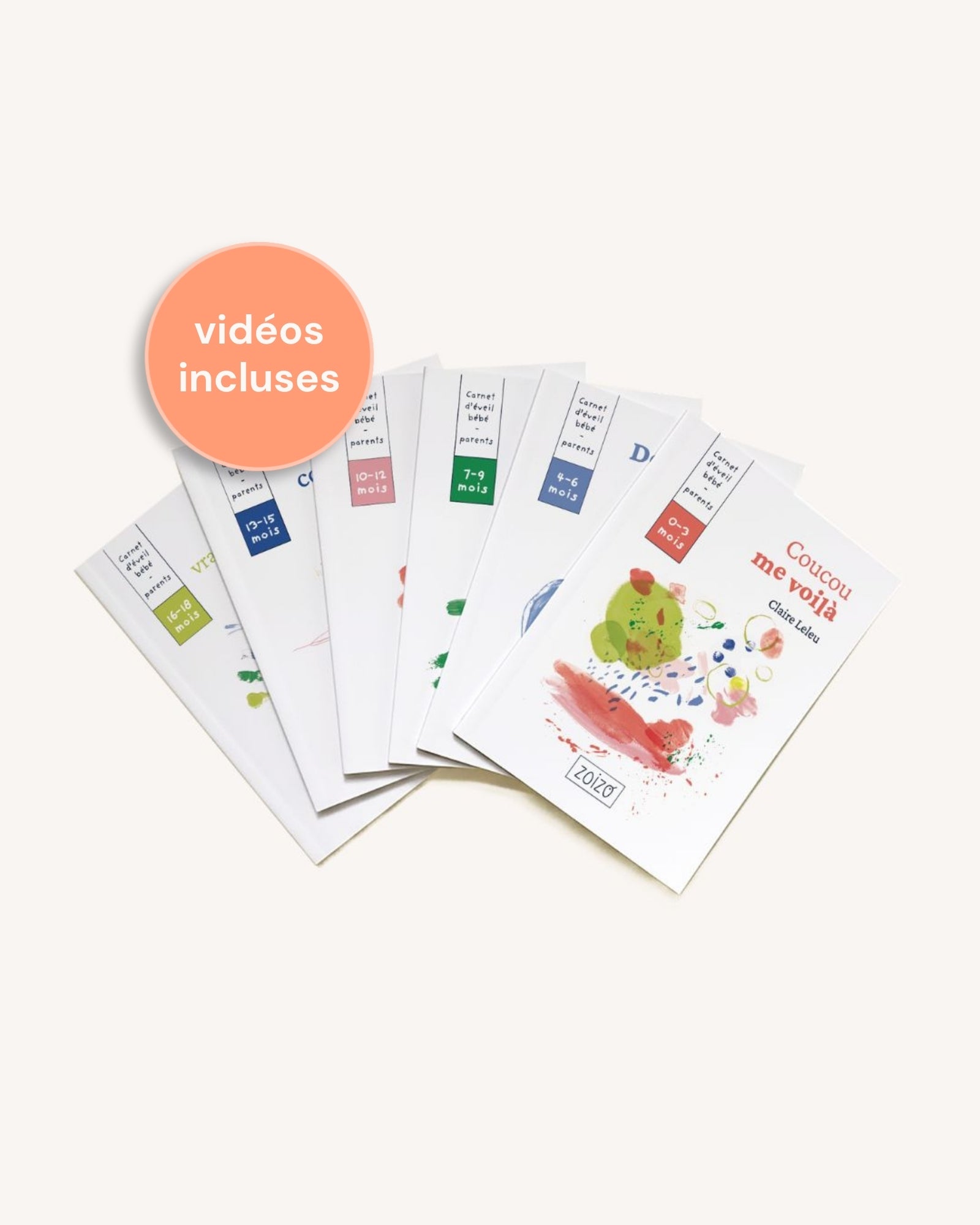 Pack 6 carnets d'éveil · La collection complète